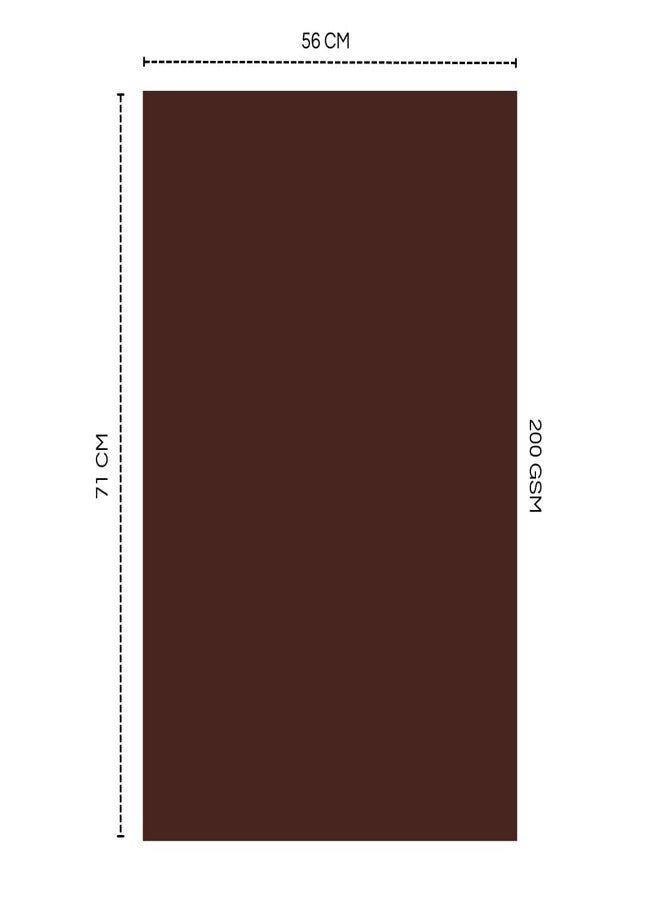 SEJASCOLLECTIONS | Pack of 10 | Chocolate Brown, Bright, A1, BIG / FULL Size, Pastel Sheets/ Chart Paper, Used in art and craft, collage, projects, posters etc. Plain / Unrulled, Size: 70x56 centimeters, 200 GSM thickness. - Image 2